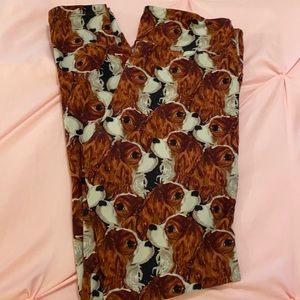 NWOT Cavalier King Charles Spaniel Leggings!